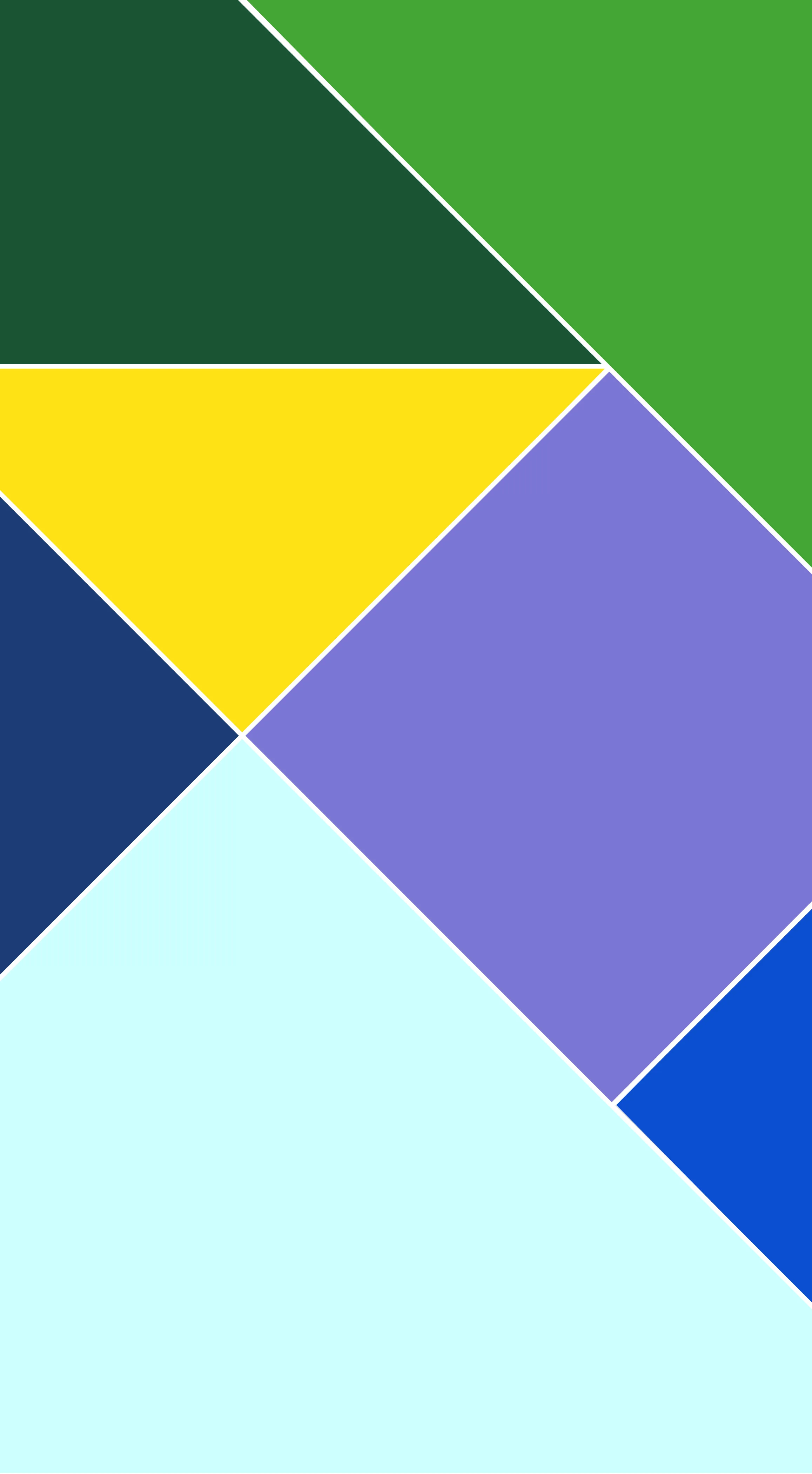 Les sept couleurs du tangram de Chromogram